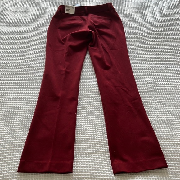 Express columnist pant. Deep red. Size 00S. NWT. - Picture 2 of 5